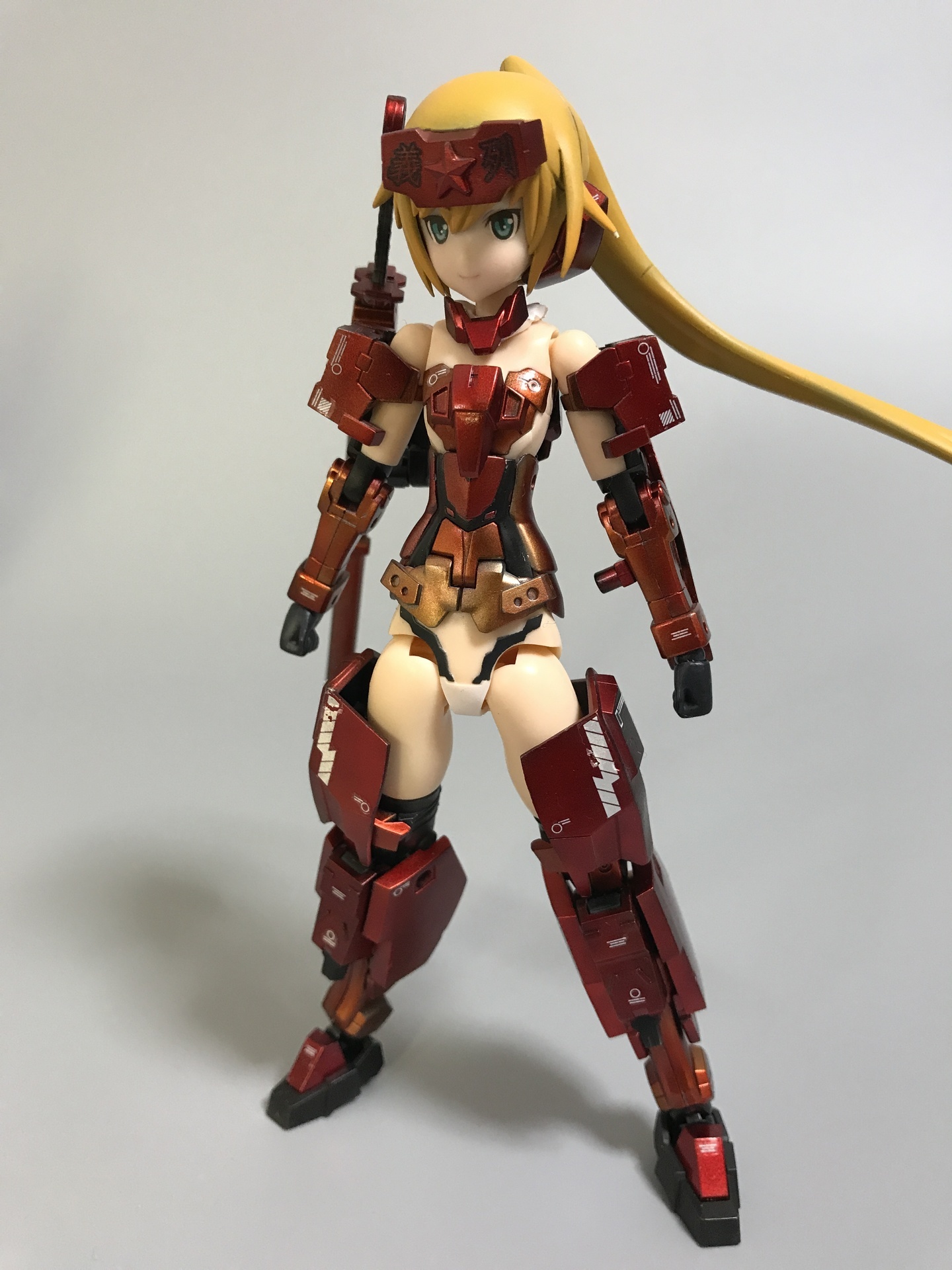 ［塗装完成作品］フレームアームズ・ガール　迅雷・真打 フレームアームズ・ガール「迅雷」カスタム「迅雷 紫」作例 | ハイ